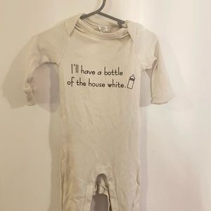 Baby wine Romper 6-12 mon